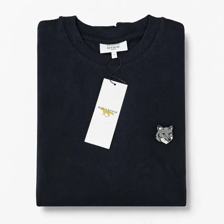 [BUNJANG] Maison Kitsune Fox Short Sleeve T-shirt / 메종키츠네 폭스 반팔 티셔츠 블랙/화이트