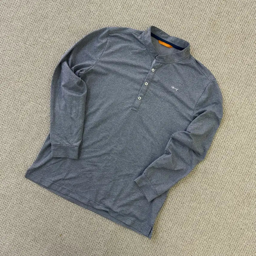 [BUNJANG] Louis Castel Henry Neck Long Sleeve T-Shirt / 100 루이까스텔 헨리넥 긴팔 티셔츠  0424D