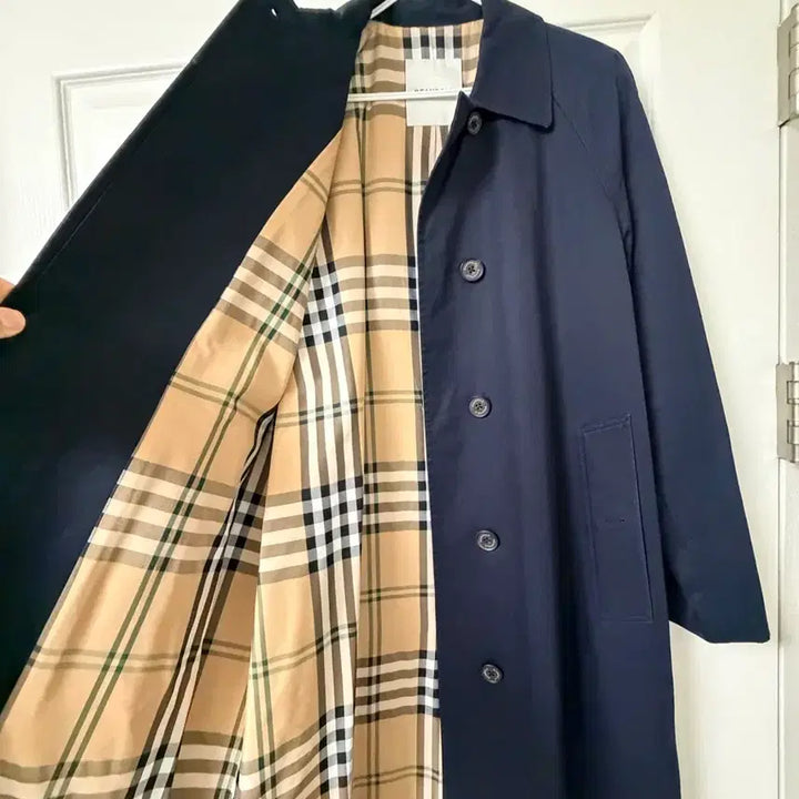 [BUNJANG] Beanpole Trench Coat Navy / 빈폴 트렌치코트 네이비