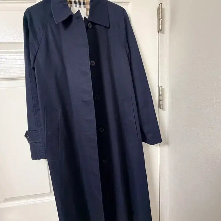 [BUNJANG] Beanpole Trench Coat Navy / 빈폴 트렌치코트 네이비