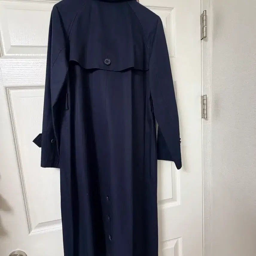 [BUNJANG] Beanpole Trench Coat Navy / 빈폴 트렌치코트 네이비