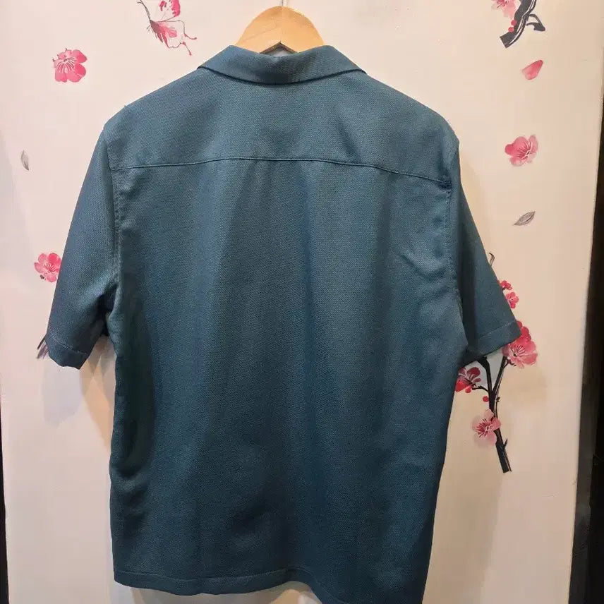 [SOLD OUT] 자라 반팔 셔츠 그린색 M