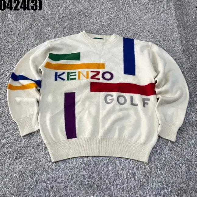 [BUNJANG] Kenzo Golf Knit Sweater (Size 95) / 겐조 골프 니트 스웨터 4 실측 95