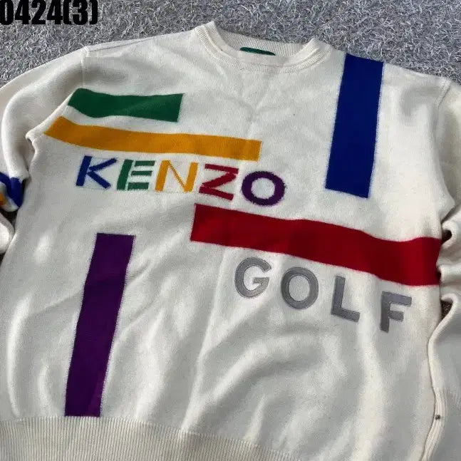 [BUNJANG] Kenzo Golf Knit Sweater (Size 95) / 겐조 골프 니트 스웨터 4 실측 95