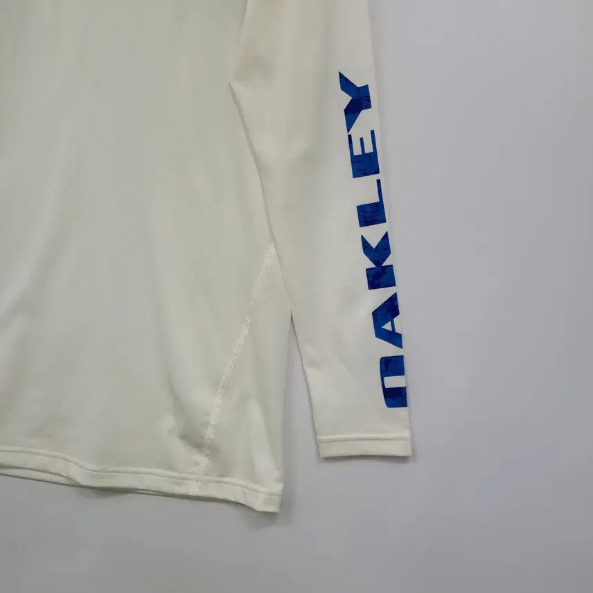 [BUNJANG] Oakley Functional Long Sleeve Shirt / 오클리 화이트 기능성 롱슬리브/L/앨리스/1097
