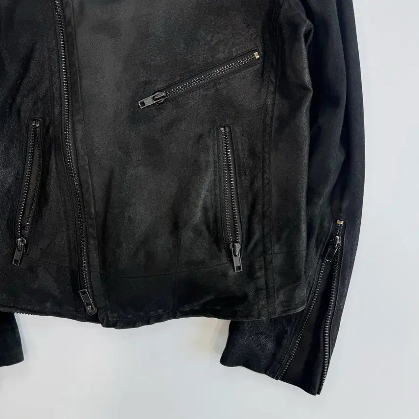 [BUNJANG] System Lambskin Leather Rider Jacket / System 시스템 램스킨 라이더 자켓