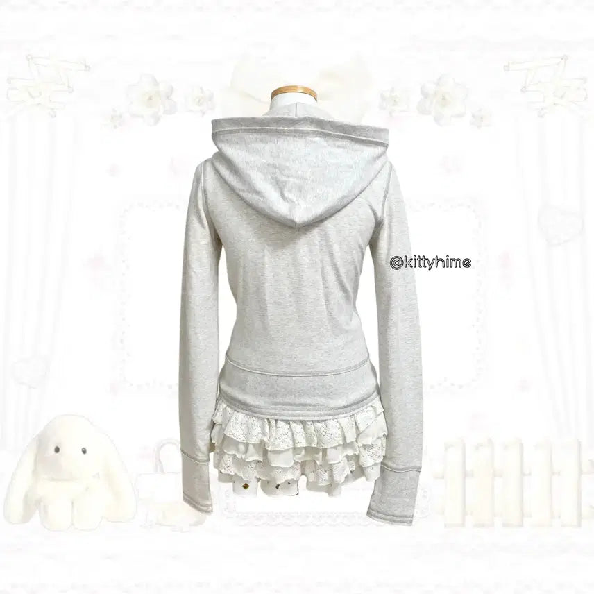 [BUNJANG] Abercrombie Oatmeal Fitted Hoodie Zip-up / Abercrombie 아베크롬비 오트밀 딱붙 후집 아베후집 아베후드집업