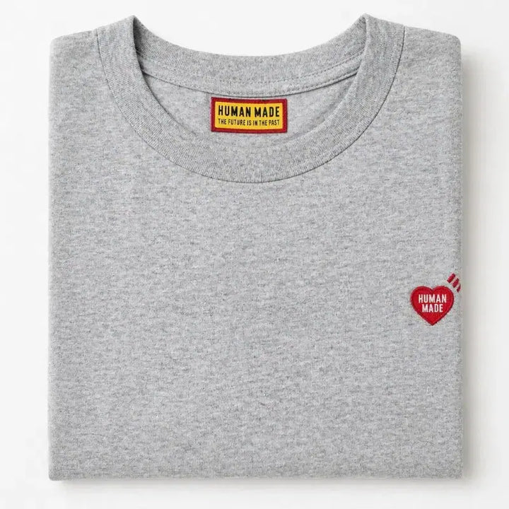 [BUNJANG] Human Made Heart Logo T-shirt / 휴먼메이드 하트 로고 반팔 티셔츠