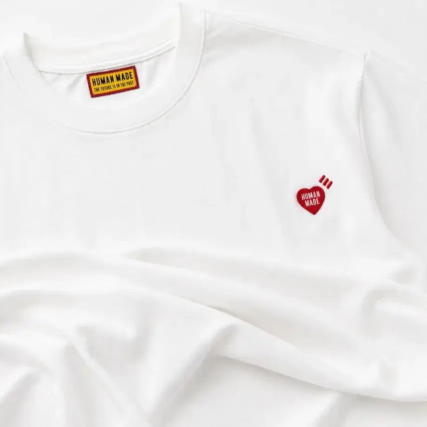 [BUNJANG] Human Made Heart Logo T-shirt / 휴먼메이드 하트 로고 반팔 티셔츠