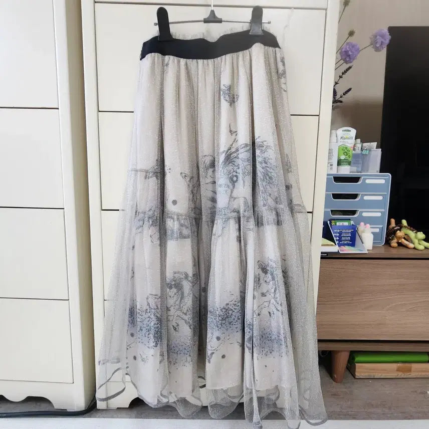 [BUNJANG] Time Tulle Lace Skirt / 타임 튤 레이스 스커스