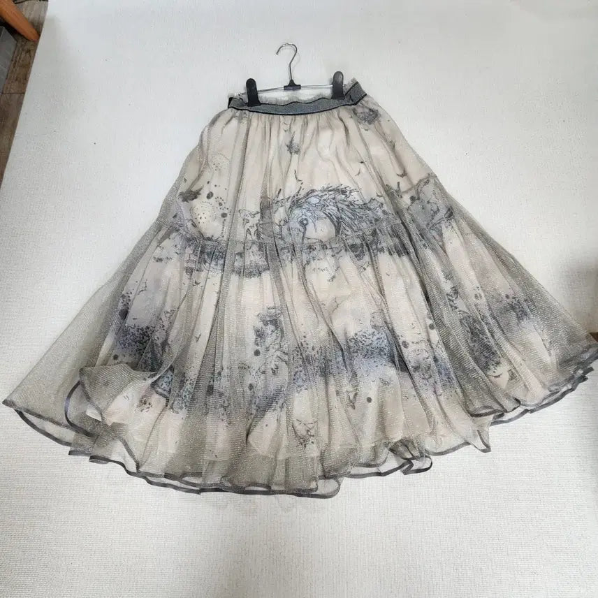 [BUNJANG] Time Tulle Lace Skirt / 타임 튤 레이스 스커스