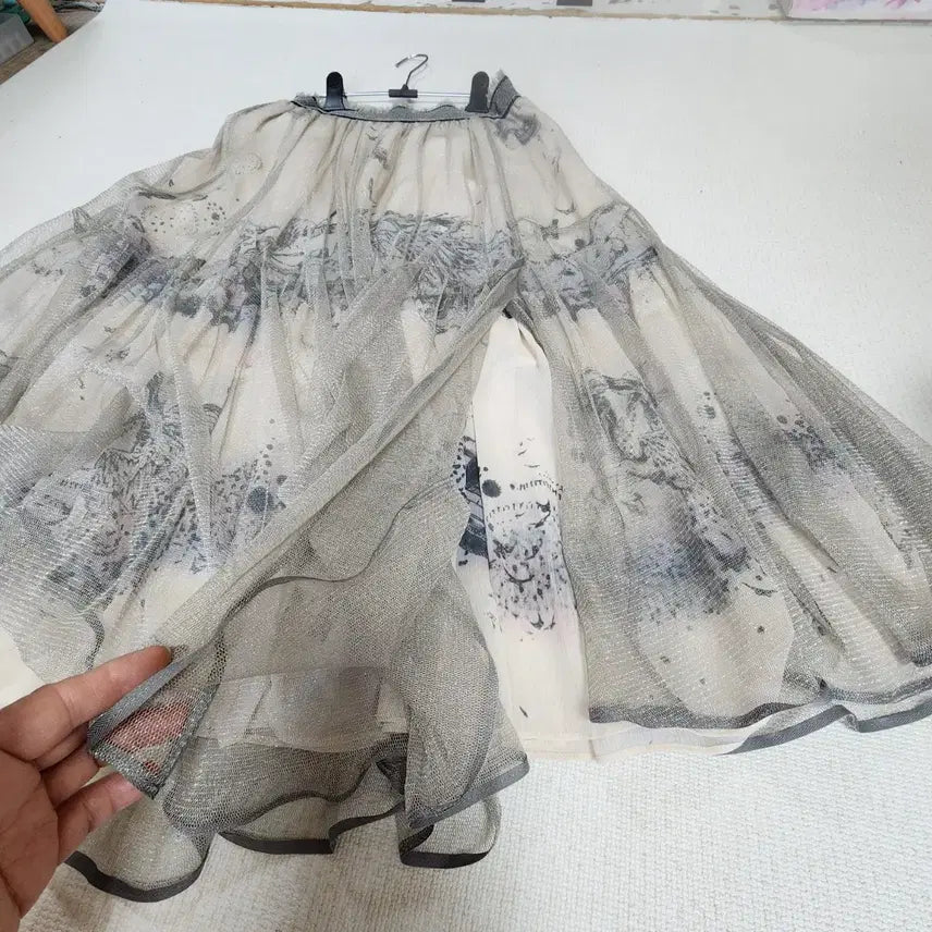 [BUNJANG] Time Tulle Lace Skirt / 타임 튤 레이스 스커스