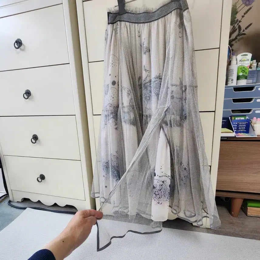 [BUNJANG] Time Tulle Lace Skirt / 타임 튤 레이스 스커스