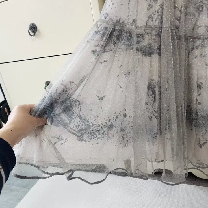 [BUNJANG] Time Tulle Lace Skirt / 타임 튤 레이스 스커스