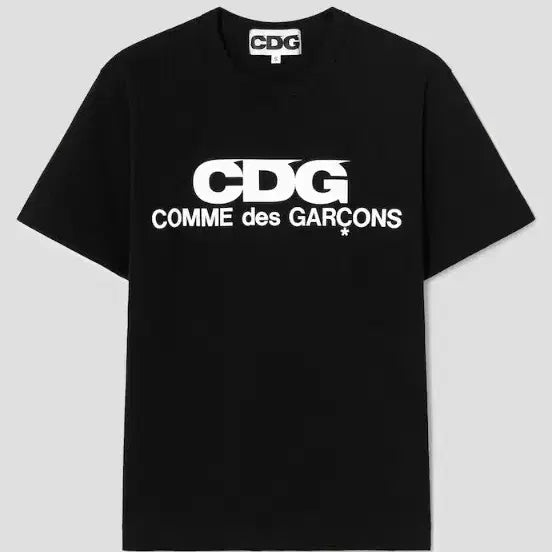 [BUNJANG] Comme des Garcons CDG Short Sleeve T-shirt / 꼼데가르송 CDG 반팔 티셔츠 블랙/화이트
