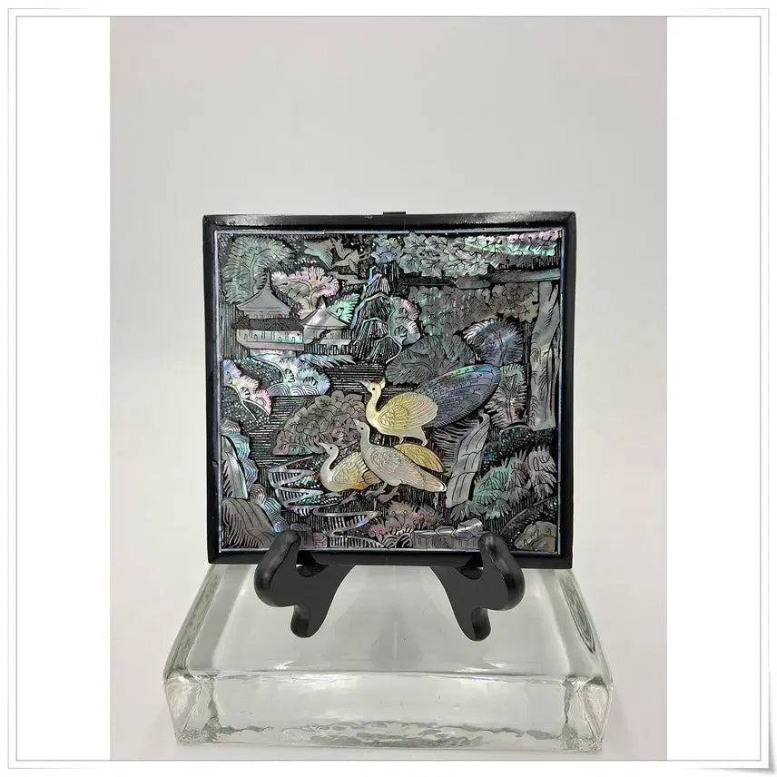 [BUNJANG] Vintage Mother-of-Pearl Frame / 빈티지 자개액자 장식 