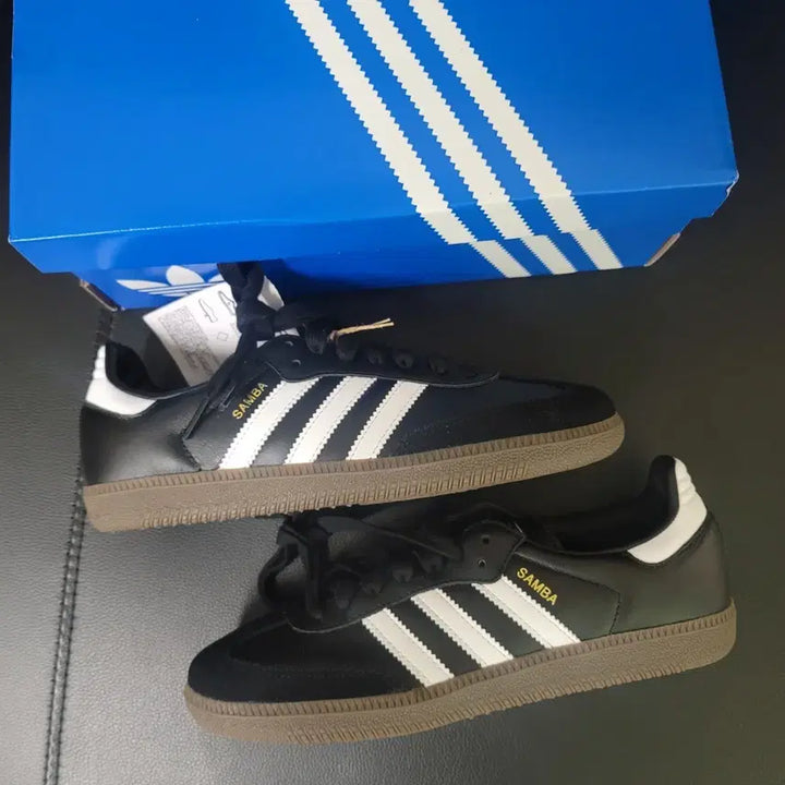 [BUNJANG] Adidas Samba OG Black White Sneakers / [235] 아디다스/삼바OG 블랙 화이트 검