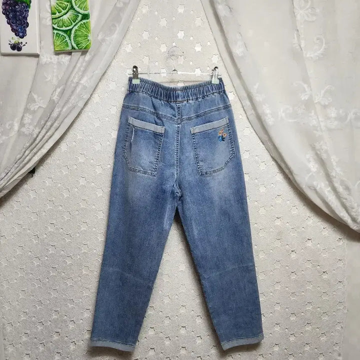 [SOLD OUT] 라라쎄 자수 청바지 여성55~66