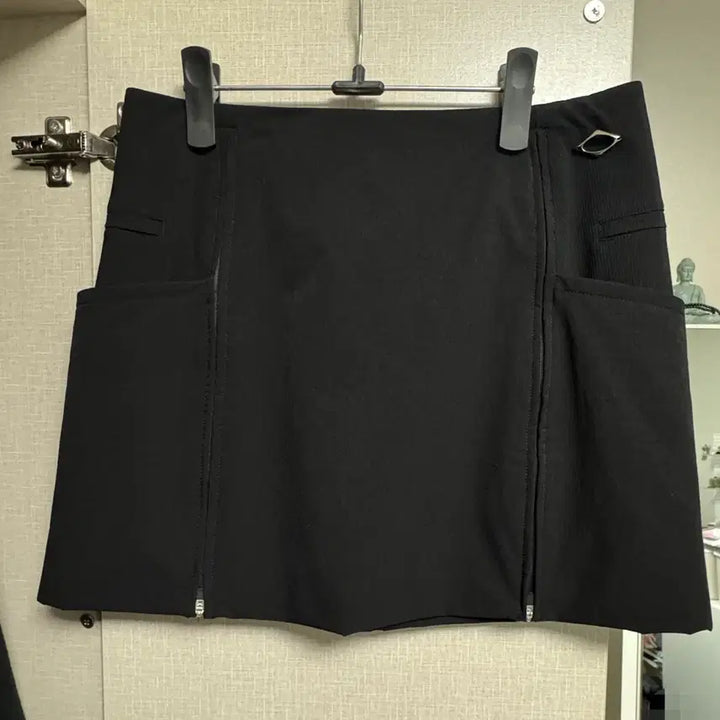 [BUNJANG] Mischief Zipper Slit Skirt Black / [M] 미스치프 지퍼 슬릿 스커트 블랙