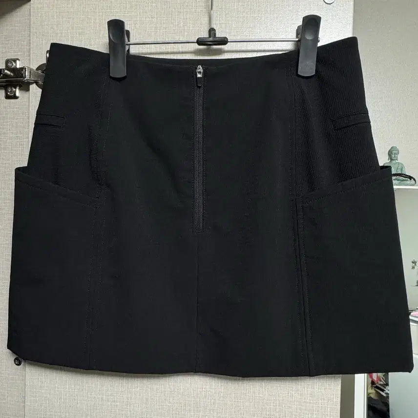 [BUNJANG] Mischief Zipper Slit Skirt Black / [M] 미스치프 지퍼 슬릿 스커트 블랙