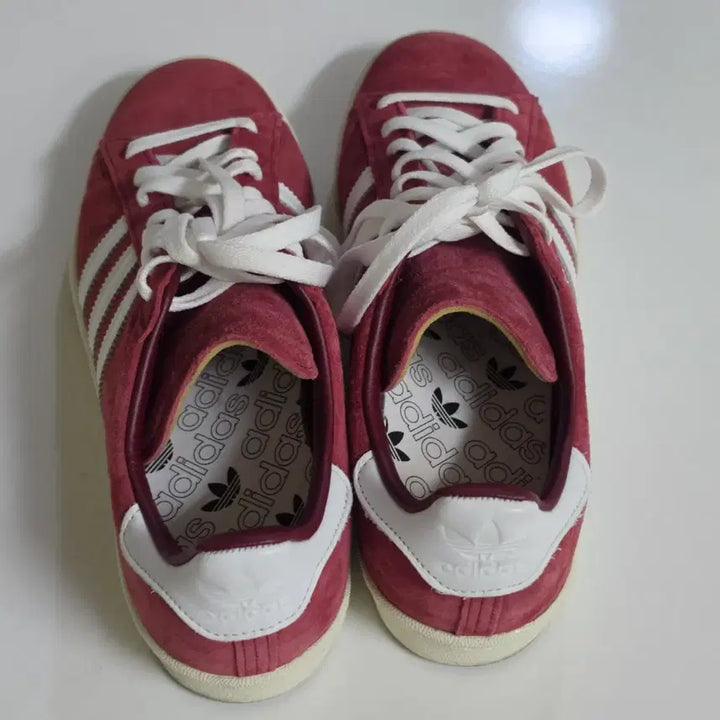 [BUNJANG] Adidas Campus Suede Burgundy Sneakers / 아디다스 캠퍼스 스웨이드 버건디 운동화