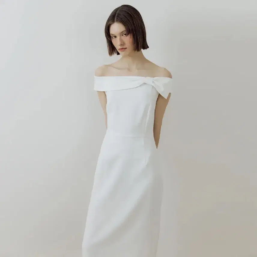 [BUNJANG] Lucirz Tie-Up Ribbon Dress / 루시르주 타이업 리본 원피스 팔아요