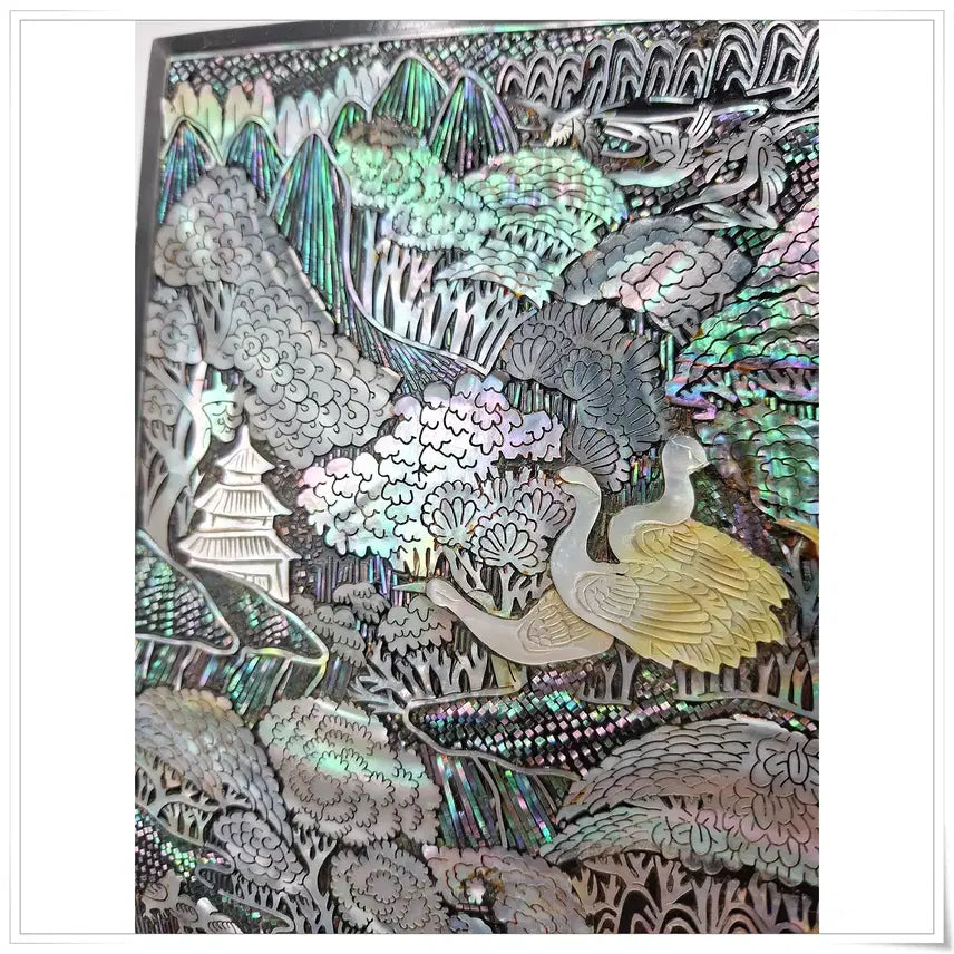 [BUNJANG] Vintage Mother-of-Pearl Inlay Frame 