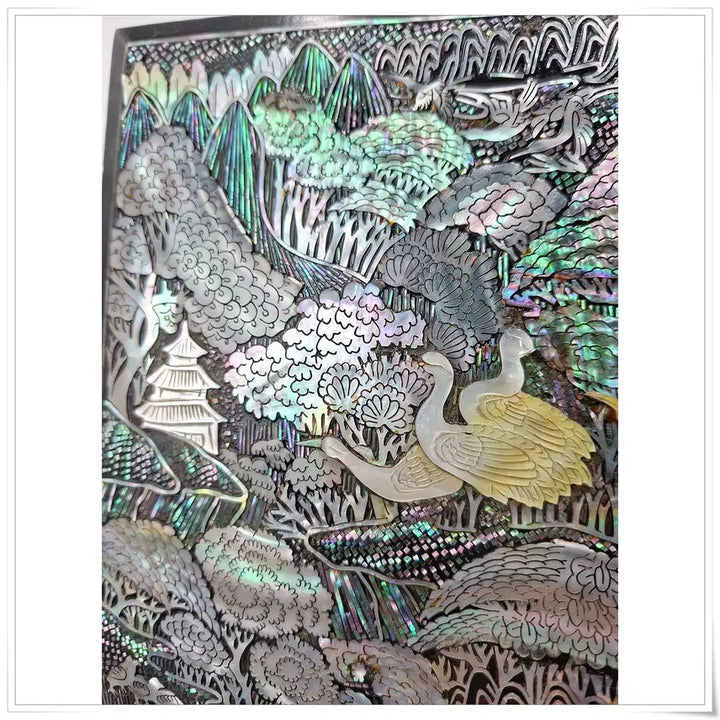 [BUNJANG] Vintage Mother-of-Pearl Inlay Frame 