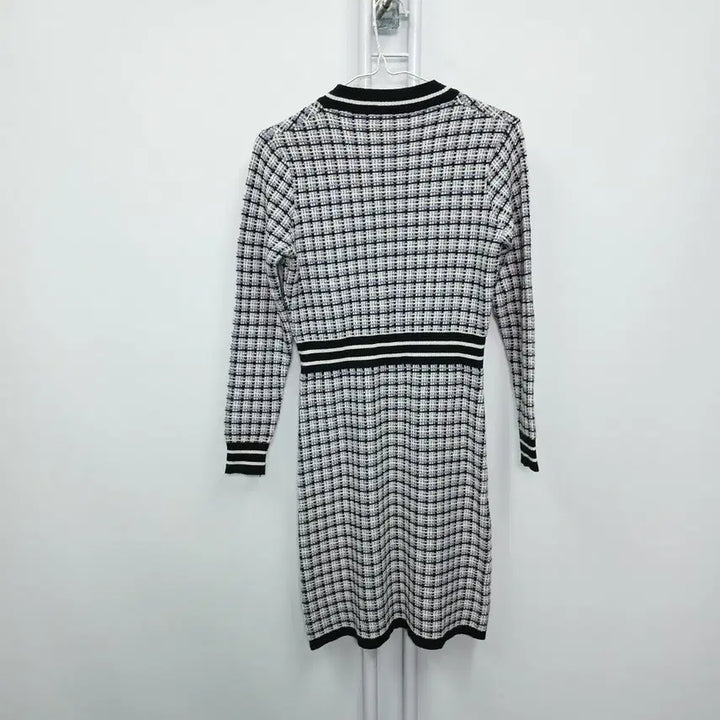 [BUNJANG] Casual Knit Cardigan Dress / 캐주얼 가디건형 니트 원피스 44-55