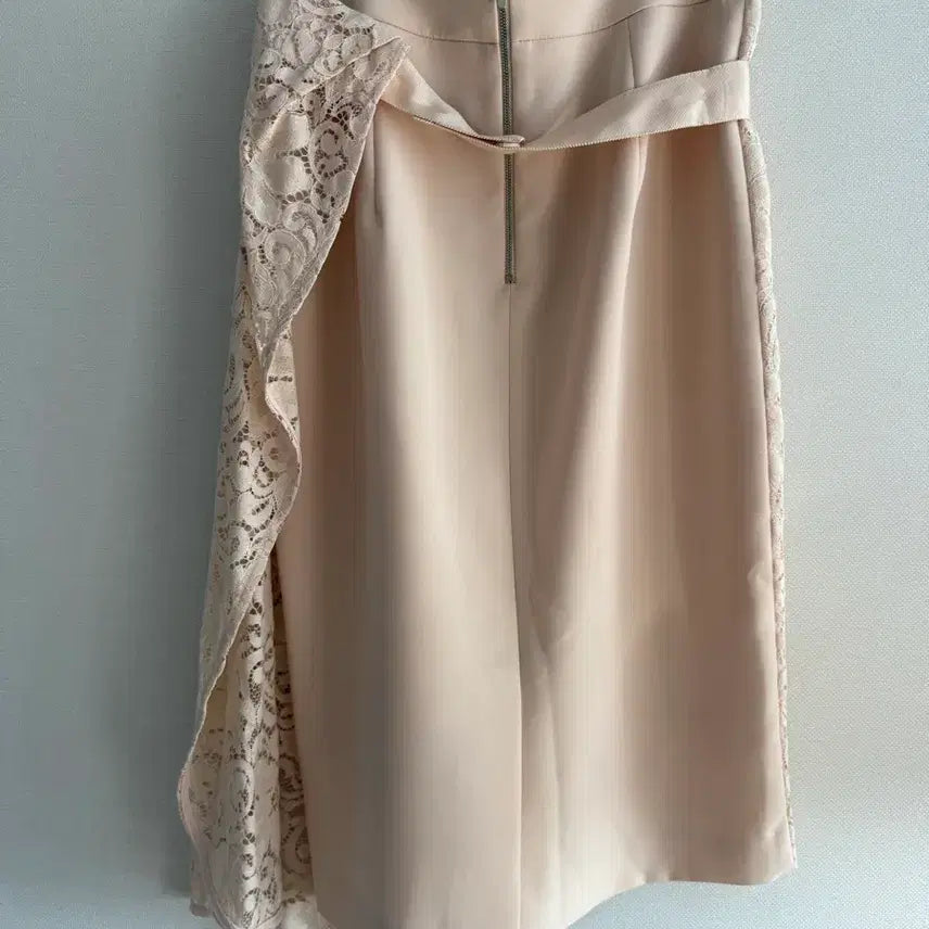 [BUNJANG] Missa Lace Skirt Pink 55 Size / (새상품) 미샤 레이스 스커트 핑크 55사이즈 정장, 예복, 아나운서,