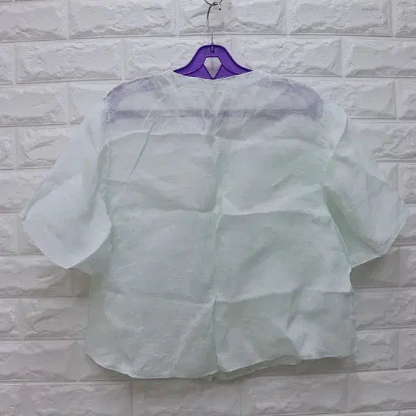 [BUNJANG] Warehouse Gallery Linen Shirt / r17 여성모시셔츠 모시상의 여성모시옷 77 L 모시저고리/창고갤러리