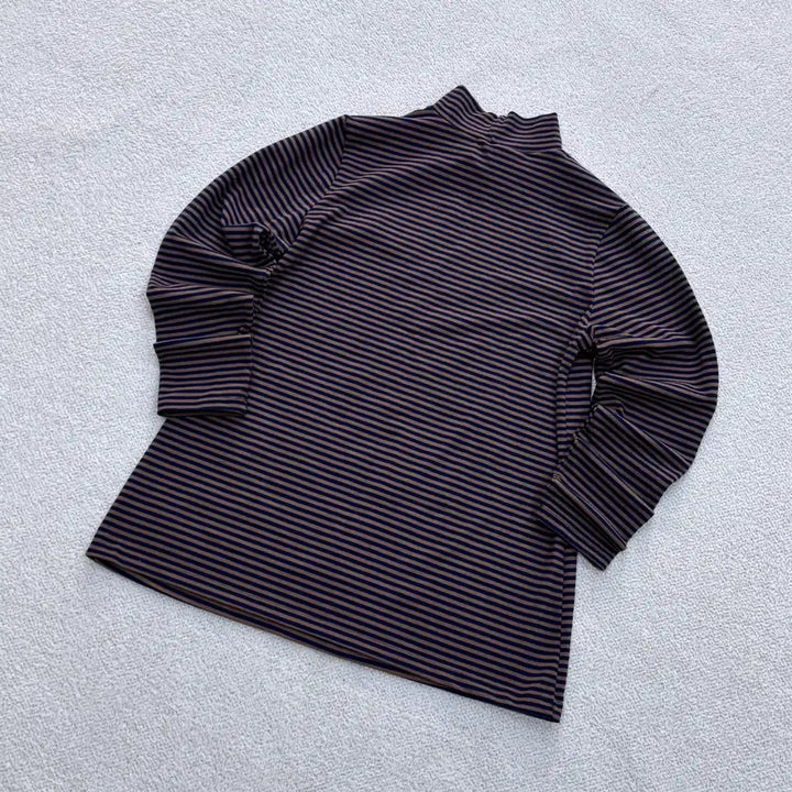 [BUNJANG] Shinangchon Striped Long Sleeve T-shirt / 95 신앙촌 스트라이프 긴팔 티셔츠 0424E