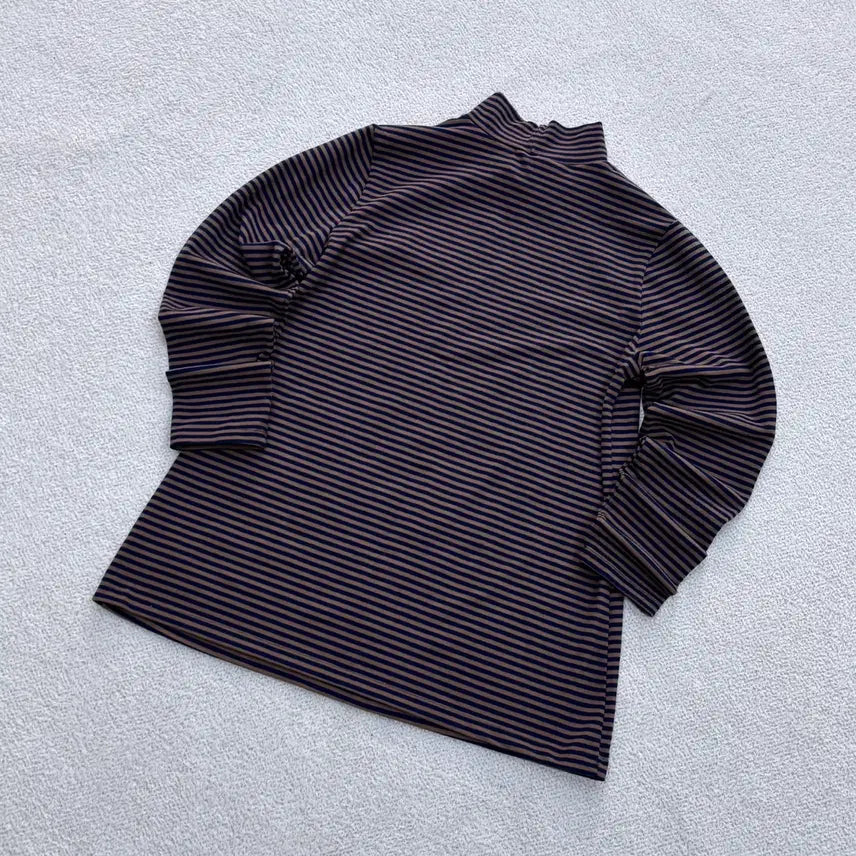 [BUNJANG] Shinangchon Striped Long Sleeve T-shirt / 95 신앙촌 스트라이프 긴팔 티셔츠 0424E