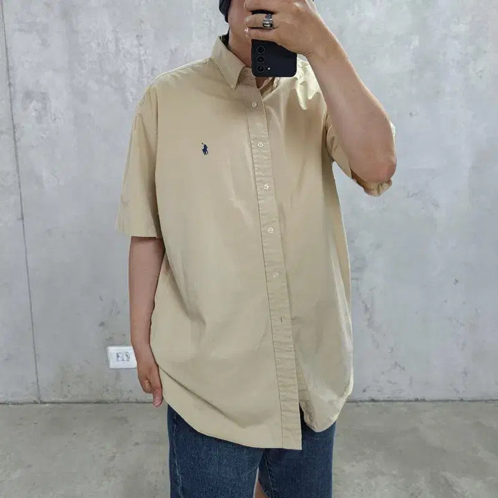 [BUNJANG] Polo Ralph Lauren Short Sleeve Shirt M0364 / 폴로 랄프로렌 반팔 셔츠 M0364