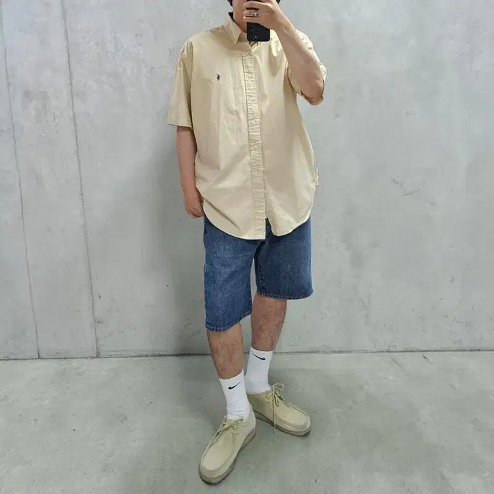 [BUNJANG] Polo Ralph Lauren Short Sleeve Shirt M0364 / 폴로 랄프로렌 반팔 셔츠 M0364