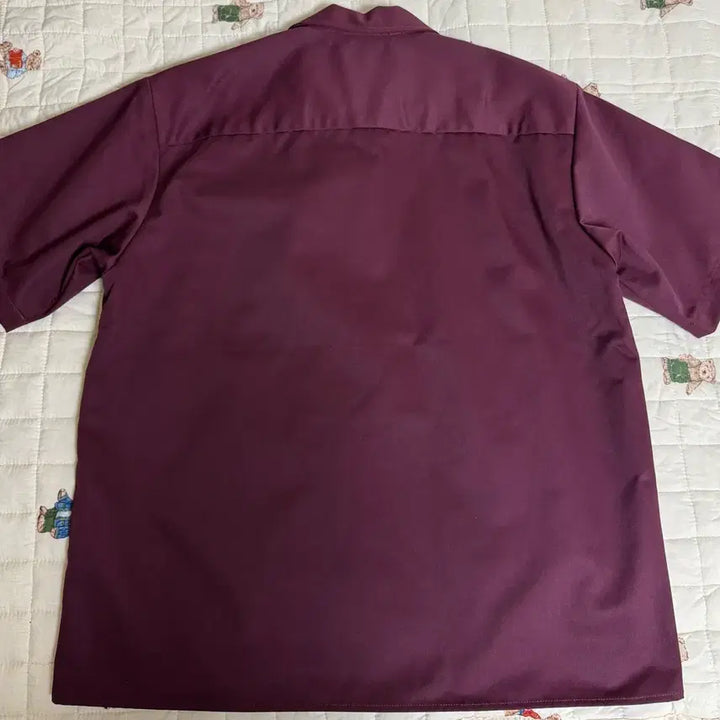 [BUNJANG] Wacko Maria x Dickies Burgundy Short Sleeve Shirt / [M] 와코마리아x디키즈 셔츠 버건디 반팔 셔츠