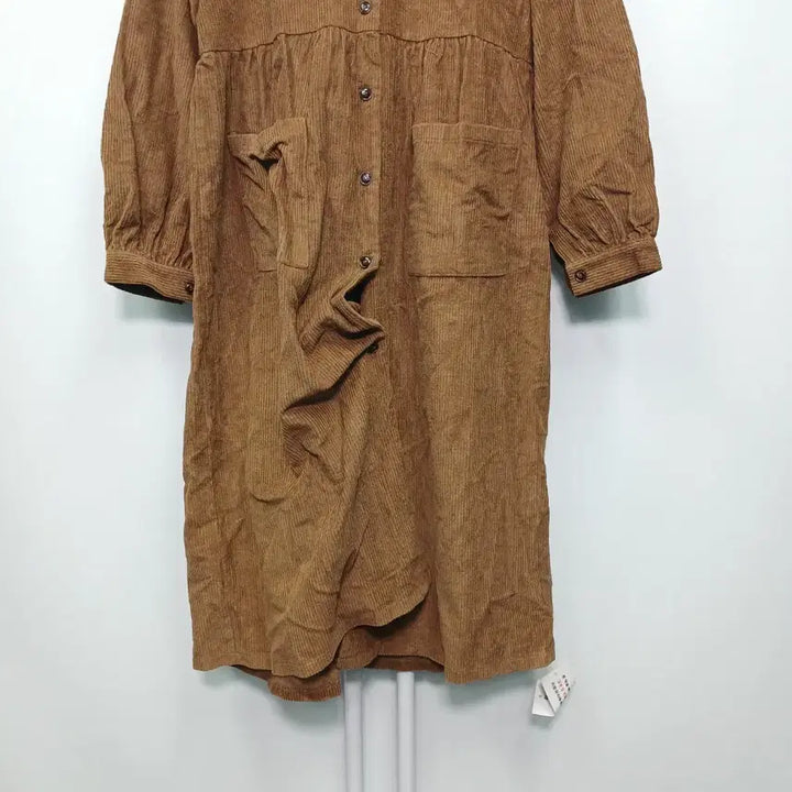 [BUNJANG] Casual Corduroy Long Sleeve Dress / 캐주얼 새상품 코듀로이 긴팔 원피스 66