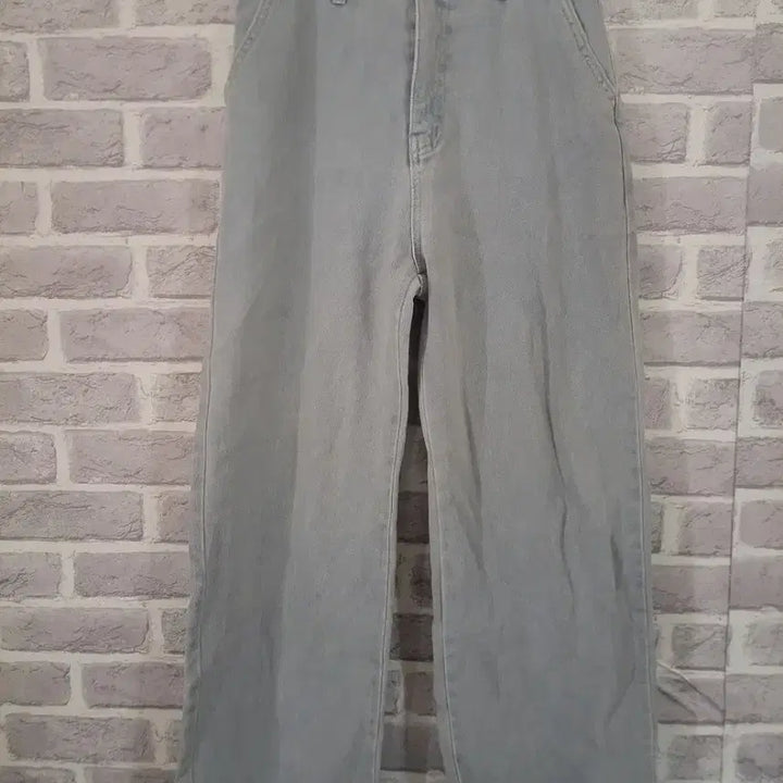 [SOLD OUT] 느낌표 연청 와이드 밴딩 데님 팬츠M/알뜰한여우