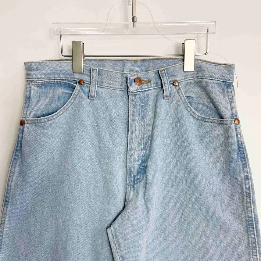[BUNJANG] Wrangler Light Wash Denim Pants / B1 Wrangler(랭글러) 연청 데님 팬츠 32사이즈