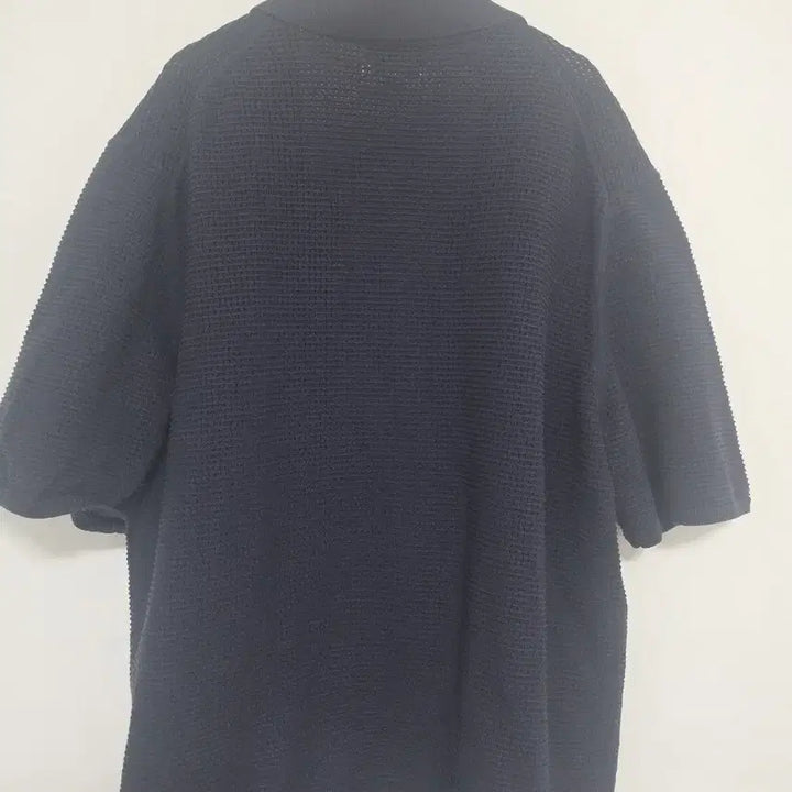 [SOLD OUT] COS 코스 네이비 와플 니트 셔츠 가디건 오버핏 XL (가슴60)
