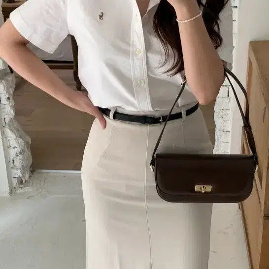 [BUNJANG] Polo Ralph Lauren Short Sleeve Shirt - White / 폴로 랄프로렌 반팔 셔츠 화이트