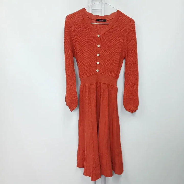 [BUNJANG] SOOS Knit Cardigan Dress / SOOS 가디건형 니트 원피스 44-55