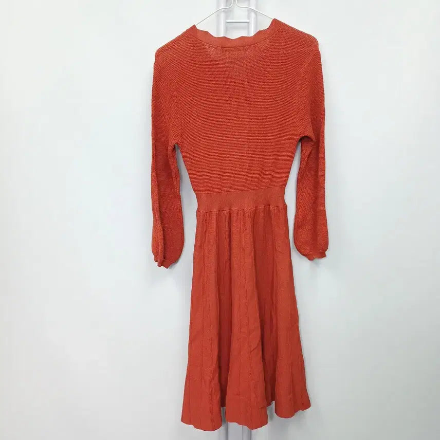 [BUNJANG] SOOS Knit Cardigan Dress / SOOS 가디건형 니트 원피스 44-55