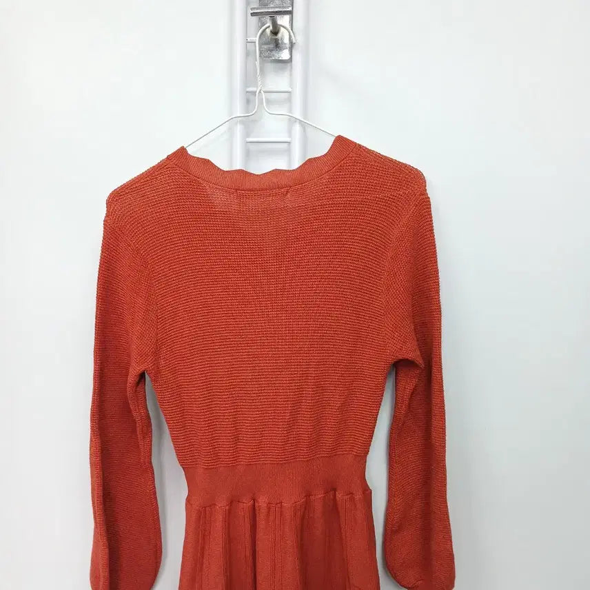 [BUNJANG] SOOS Knit Cardigan Dress / SOOS 가디건형 니트 원피스 44-55