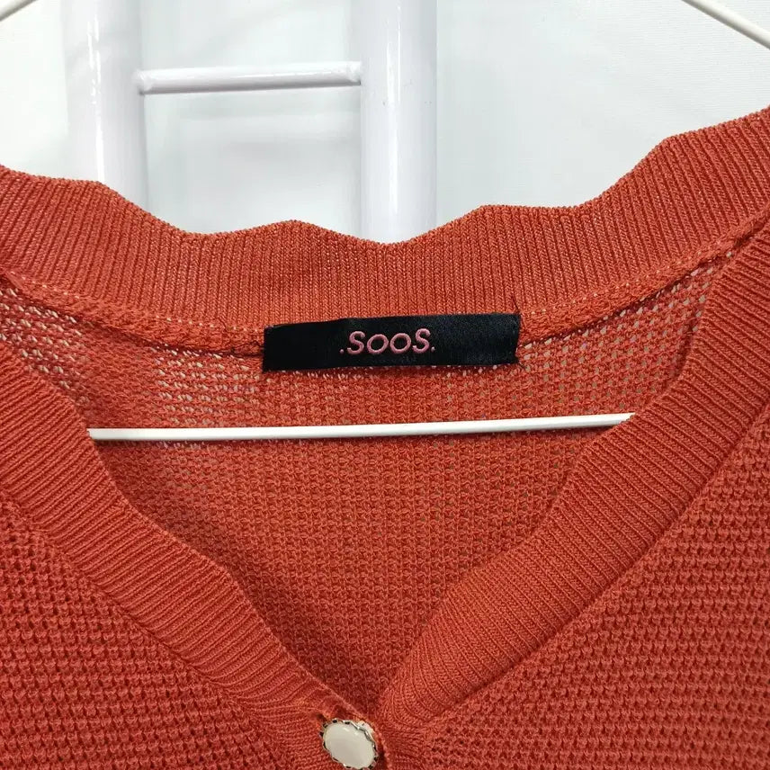 [BUNJANG] SOOS Knit Cardigan Dress / SOOS 가디건형 니트 원피스 44-55