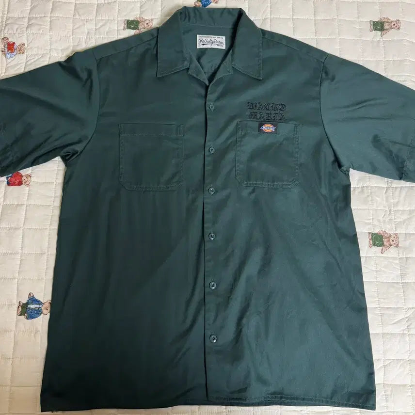 [SOLD OUT] [M] 와코마리아x디키즈 셔츠 그린