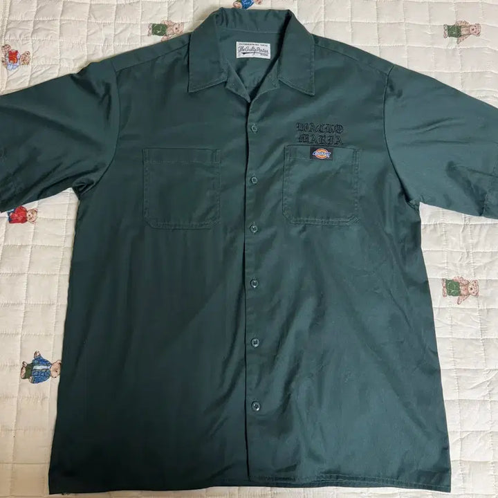 [SOLD OUT] [M] 와코마리아x디키즈 셔츠 그린