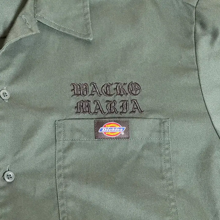 [SOLD OUT] [M] 와코마리아x디키즈 셔츠 그린