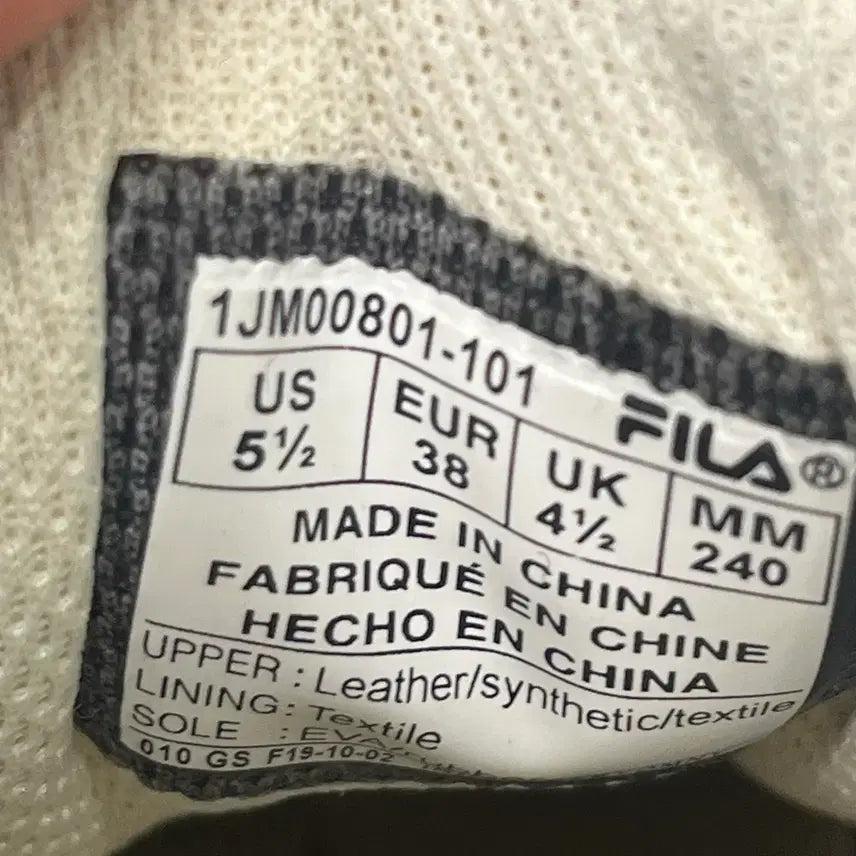 [BUNJANG] Fila Ornament Sneakers / 240 휠라 오그먼트 스니커즈 운동화