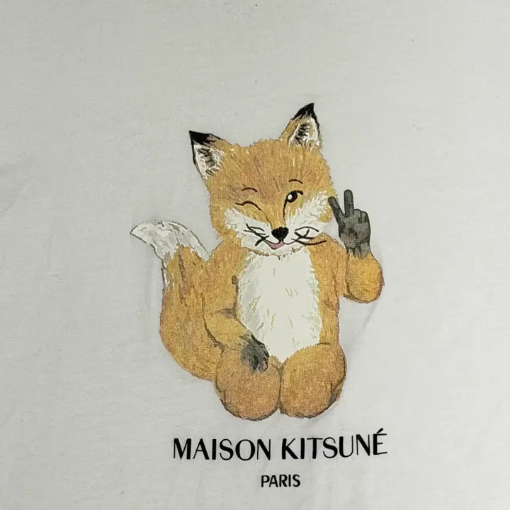 [SOLD OUT] 메종키츠네 95사이즈 정품 폭스 티셔츠